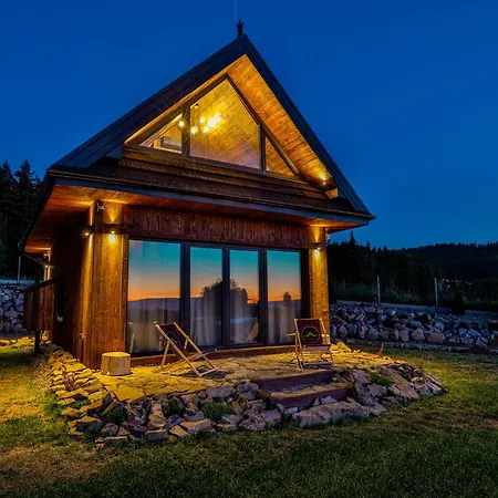Dağ evi Na Gorczanskim Wierchu Chalet, Basen, Sauna, Balia Na Wylacznosc Rabka-Zdrój